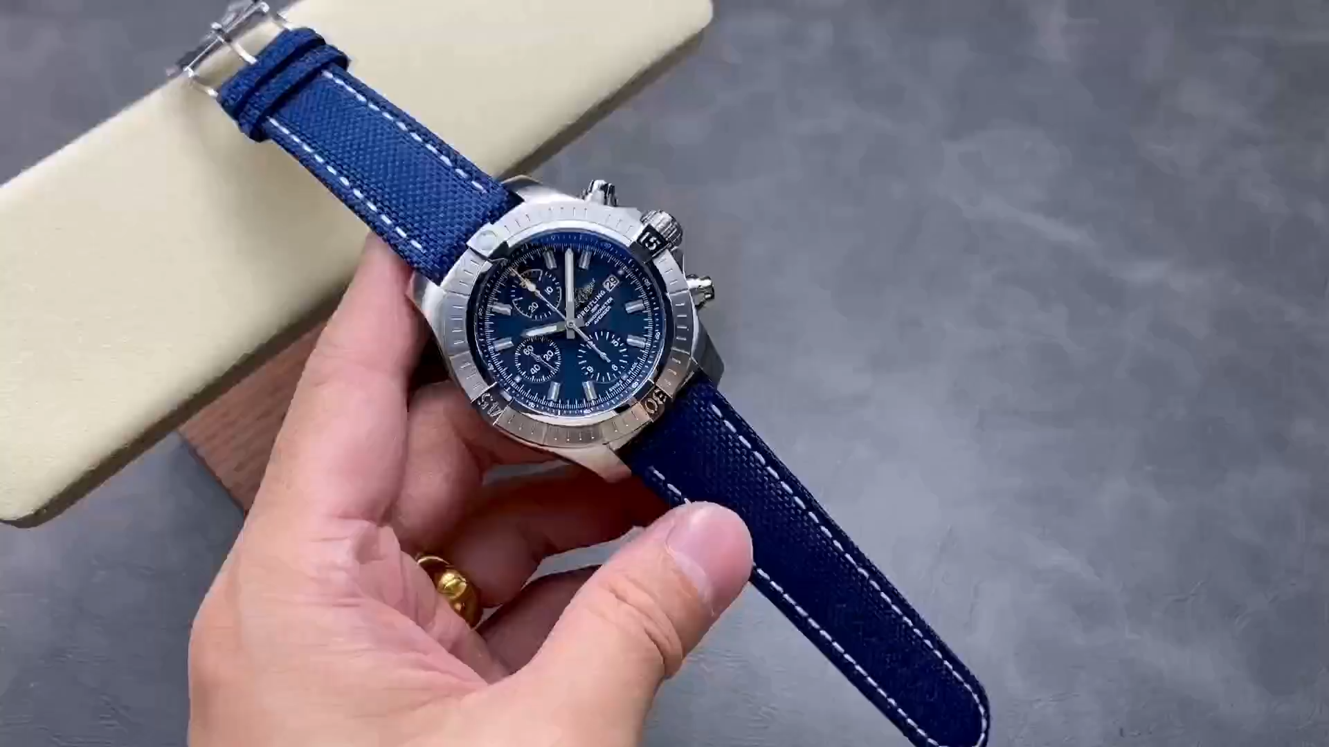 Breitling Avenger Chronograph 45 Blue Men's Sport Watch A13317101C1X1 1:1 Clone