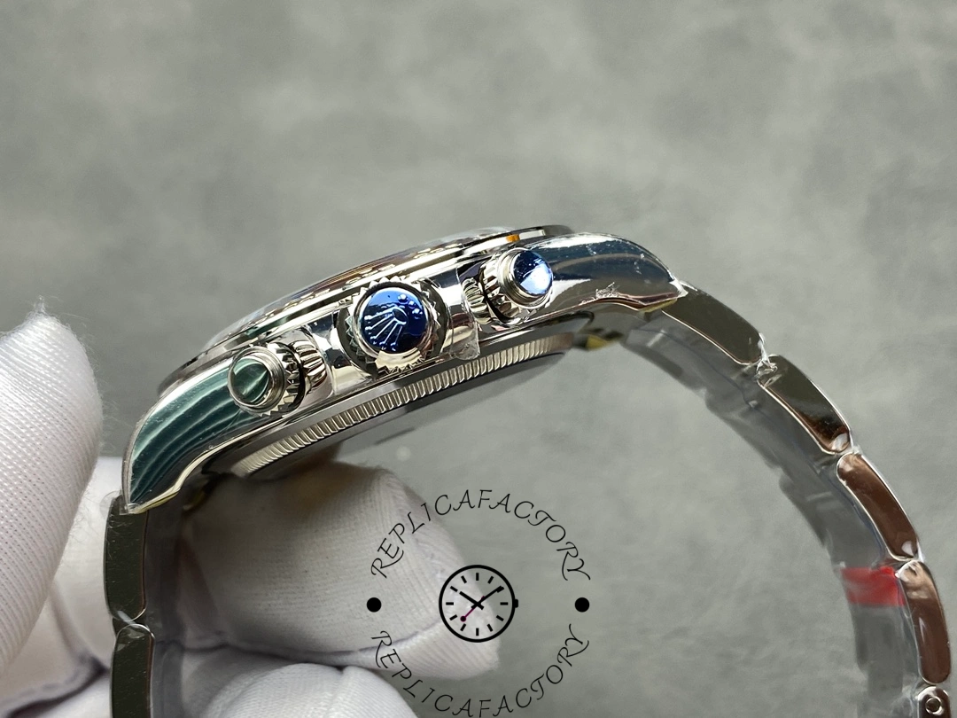 Rolex Platinum Cosmograph Daytona Ice Blue Index Dial Oyster Bracelet 126506 0001