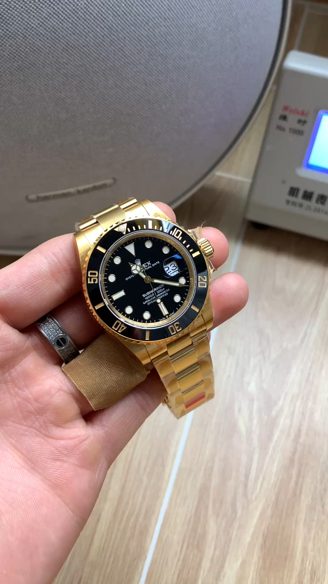 Rolex Submariner 126618LN Yellow Gold Black Dial 41mm Mens Replica Watch