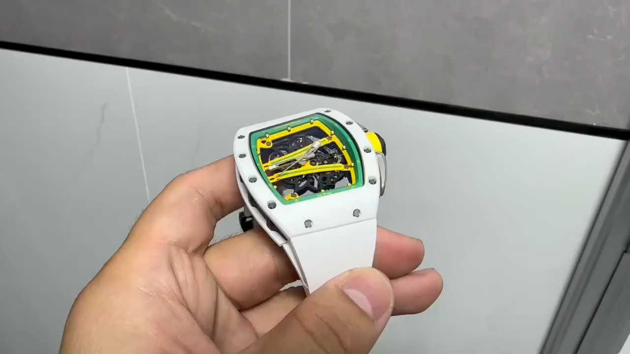 1:1 Clone Richard Mille RM61 01 White Ceramic