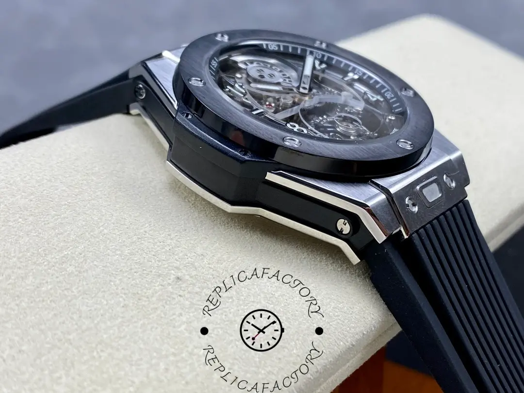 Hublot Big Bang Tourbillon 45mm Black Magic Replica Watch
