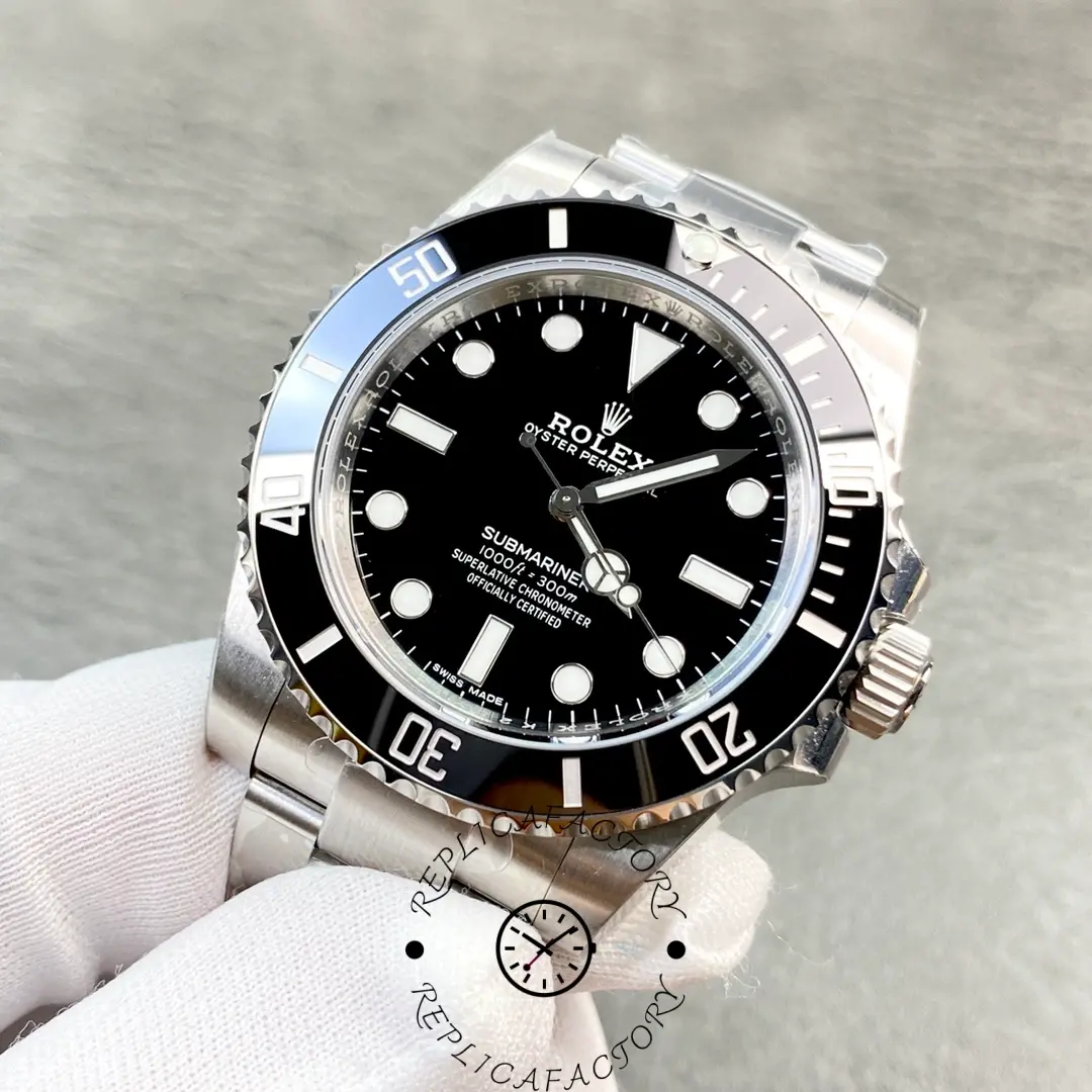 Rolex Submariner 114060 Stainless Steel Black Dial 40mm Mens Replica Watch