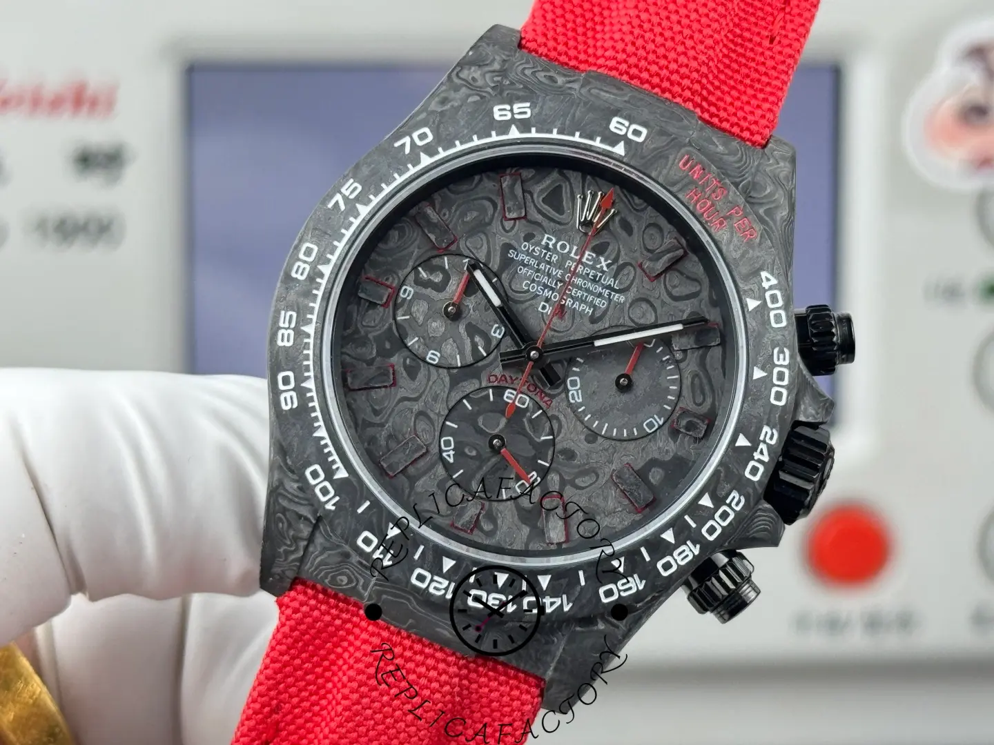 Replica Rolex DIW Daytona NTPT Carbon 40mm Watch
