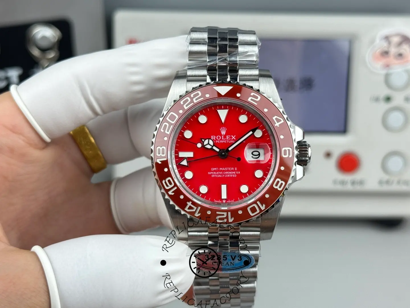 Replica Rolex GMT-Master II 126710 Red Edition Watch