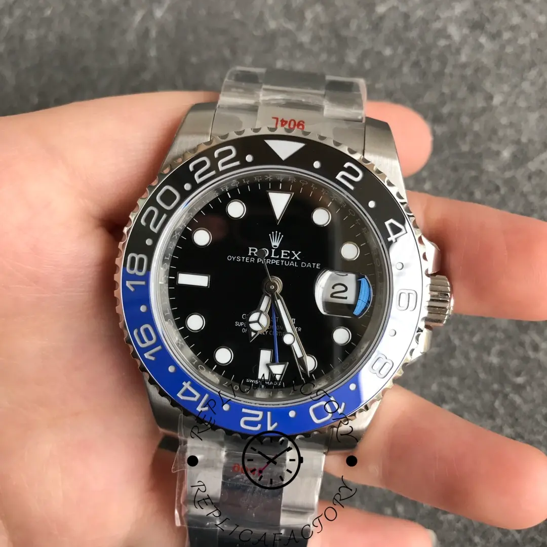 Rolex GMT-Master II Batman 116710BLNR Black Dial 40mm Mens Replica Watch