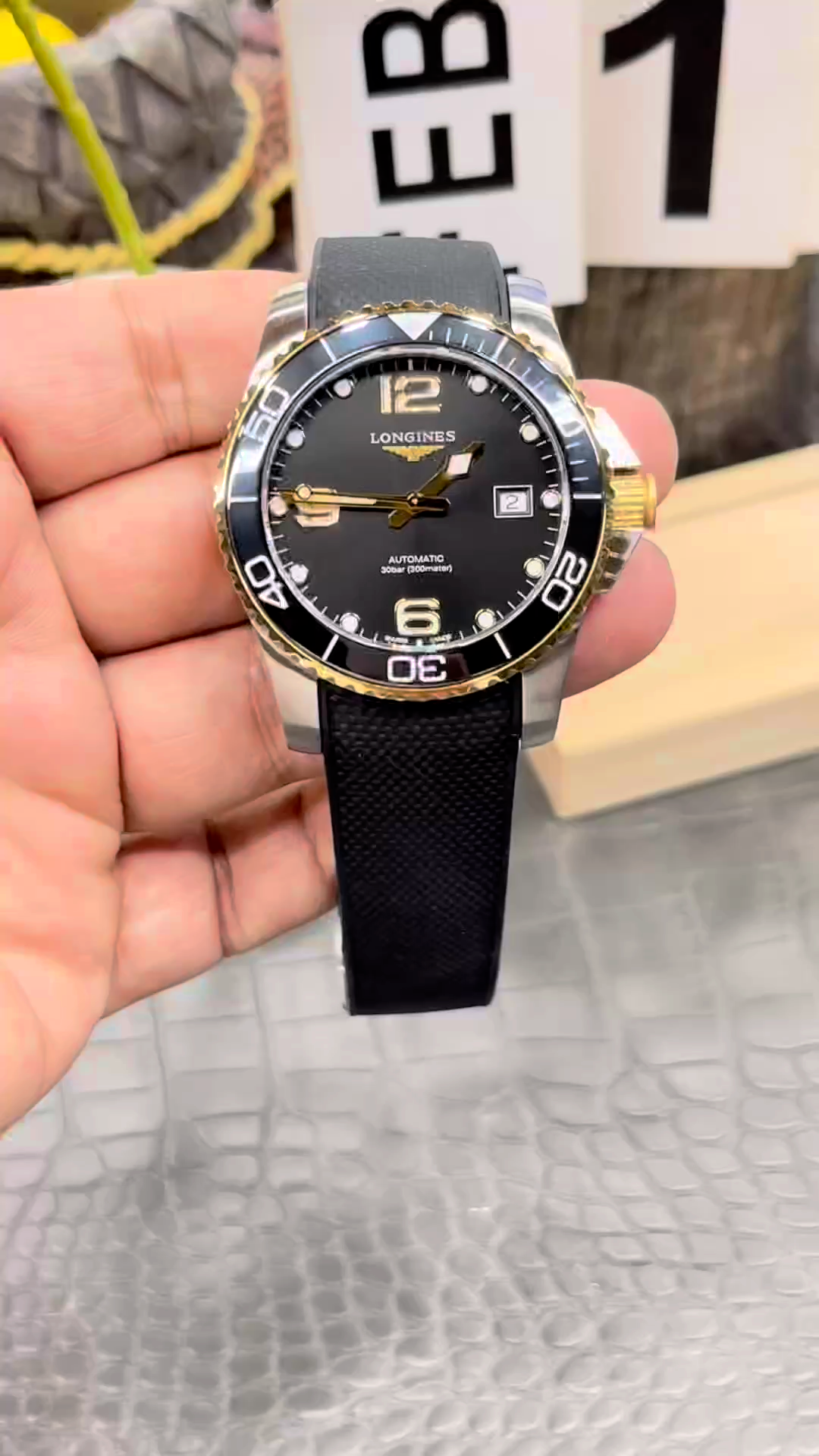 1:1 Clone Longines L3.781.3.56.9 HydroConquest Two-Tone Automatic 41MM - Video
